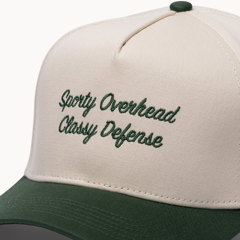 Sporty overhead - Classy defense - Cap