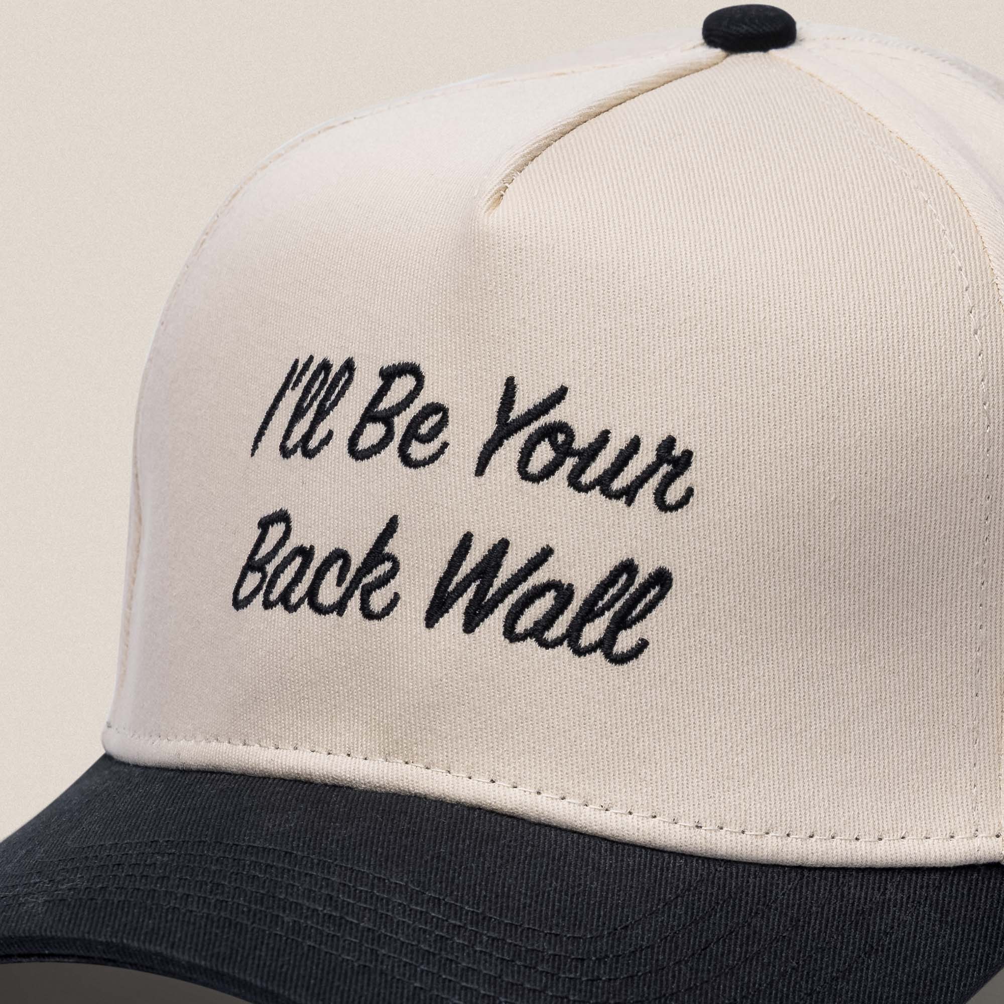 I'll be your back wall - Cap